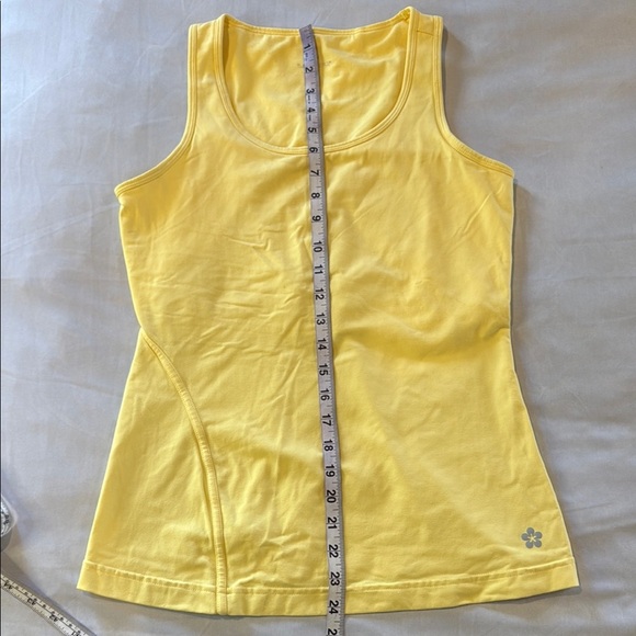 Tuff Athletics Tank Top Yellow Fitted Fitted Bralet Women's - Picture 3 of 11